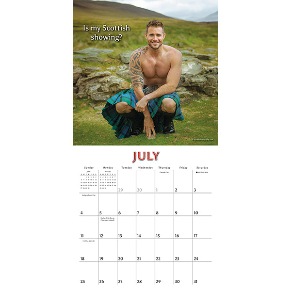 Sellers Publishing Mini Calendar Kilty Pleasures