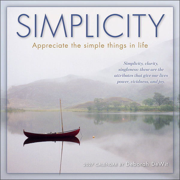 Sellers Publishing Mini Calendar Simplicity