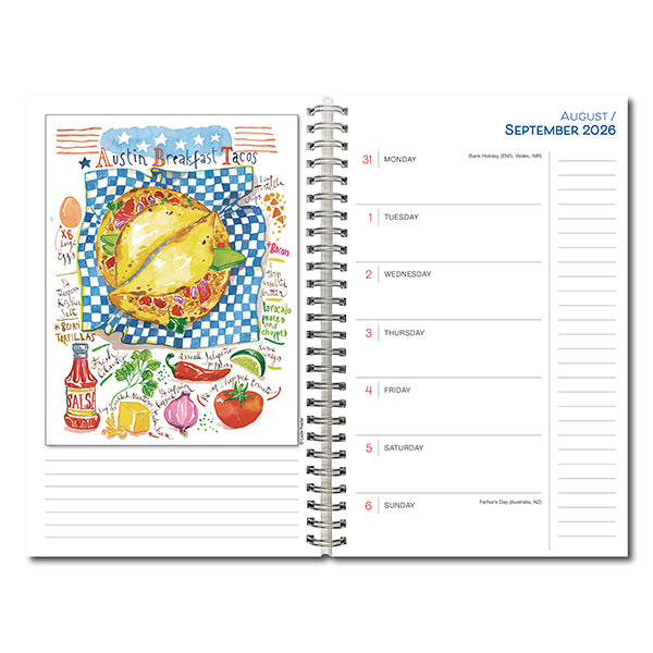 Sellers Publishing Weekly Planner The Art of Cooking