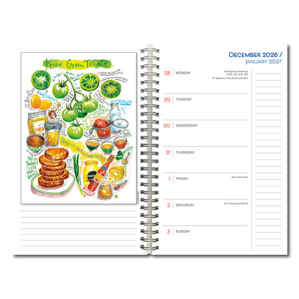 Sellers Publishing Weekly Planner The Art of Cooking