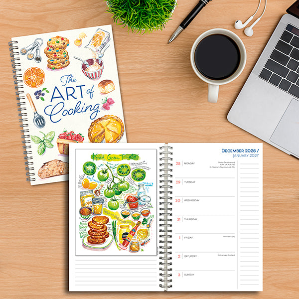 Sellers Publishing Weekly Planner The Art of Cooking