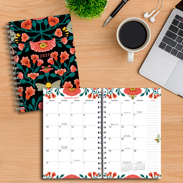 Sellers Publishing Weekly Planner Garden Bees