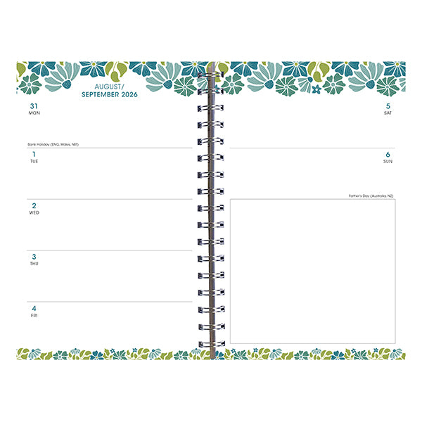 Sellers Publishing Weekly Planner Wildflower Whimsy