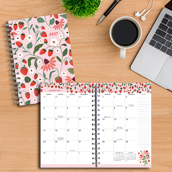 Sellers Publishing Weekly Planner Strawberry Patch