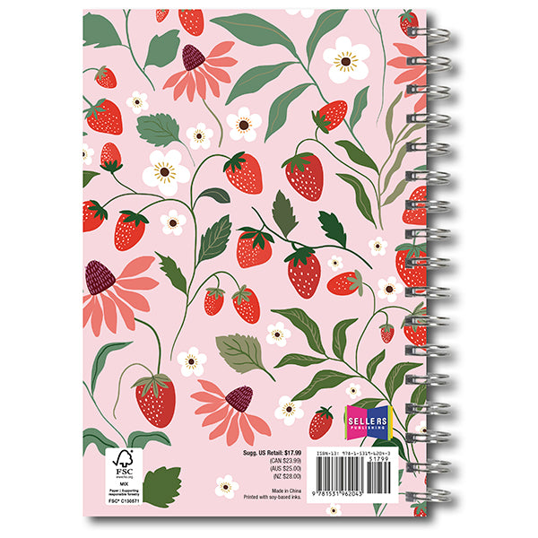 Sellers Publishing Weekly Planner Strawberry Patch