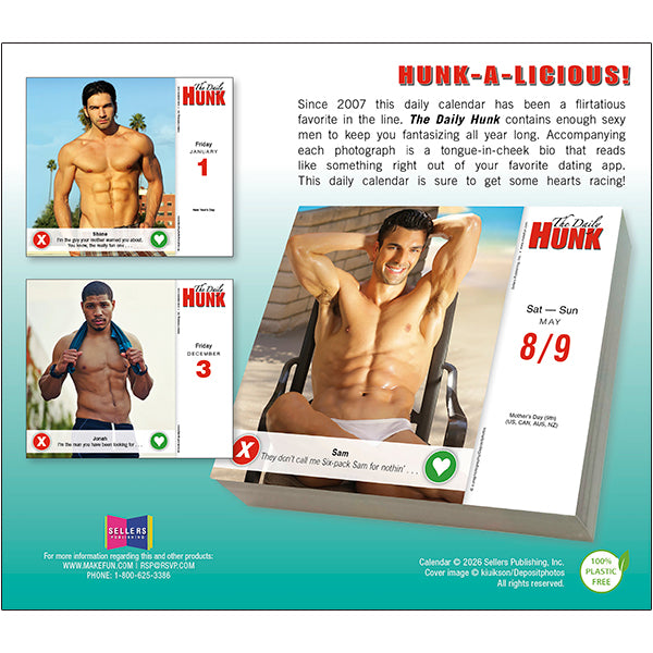 Daily Calendar - The Daily Hunk