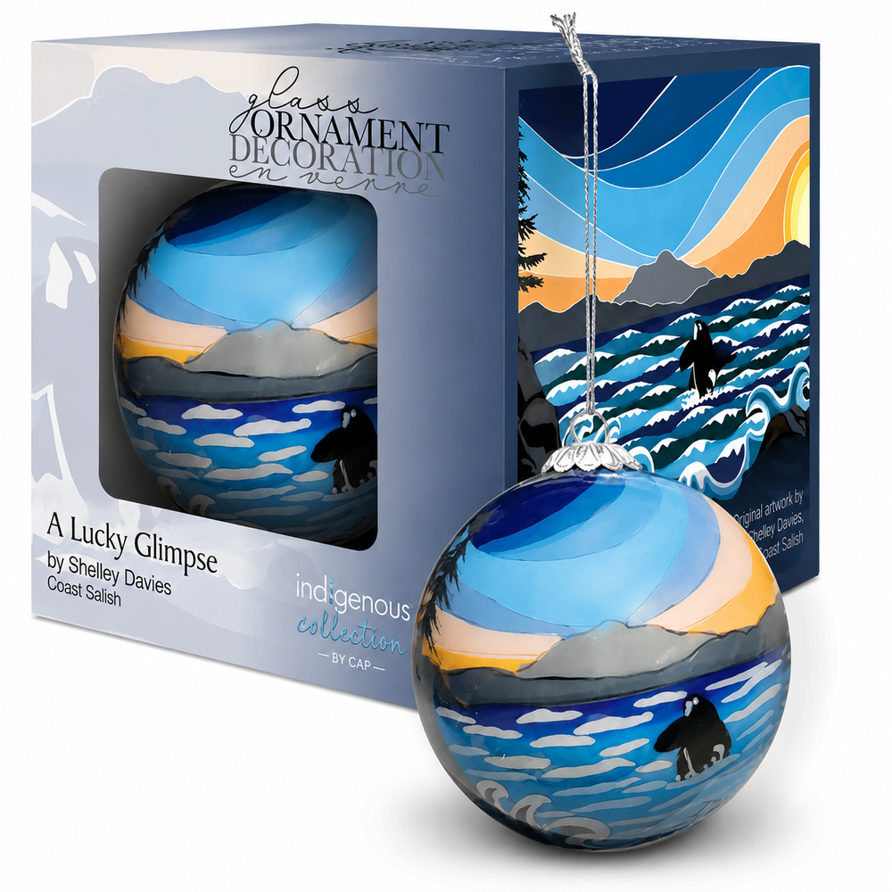 Indigenous Art Ornament - A Lucky Glimpse