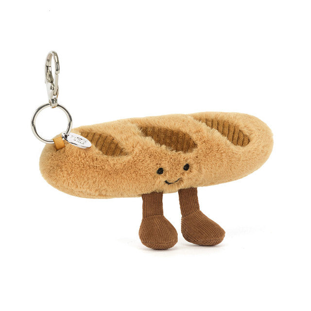 Jellycat Amuseables Baguette Bag Charm - Süßer Brot-Anhänger Für Rucksack & Tasche