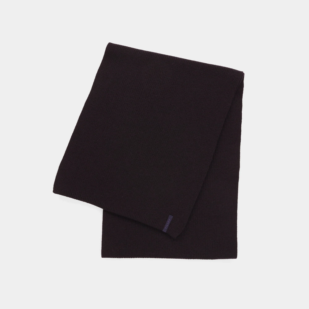 Tilley Rib Merino Scarf Navy