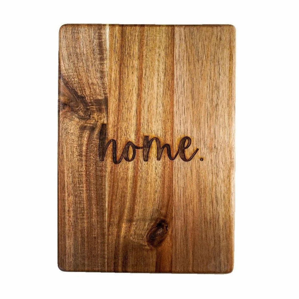 Engraved "Home" Board by Lynn & Liana