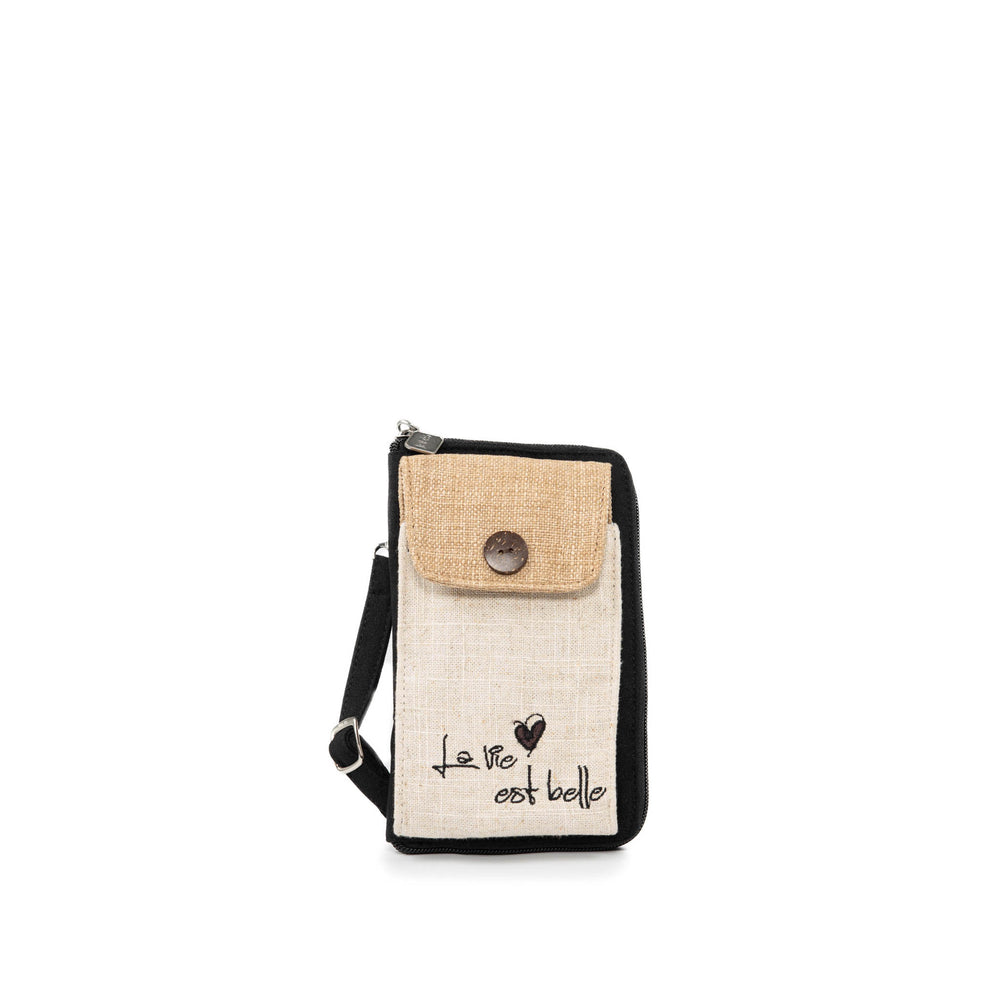 Jak's La Vie Wallet Purse Beige