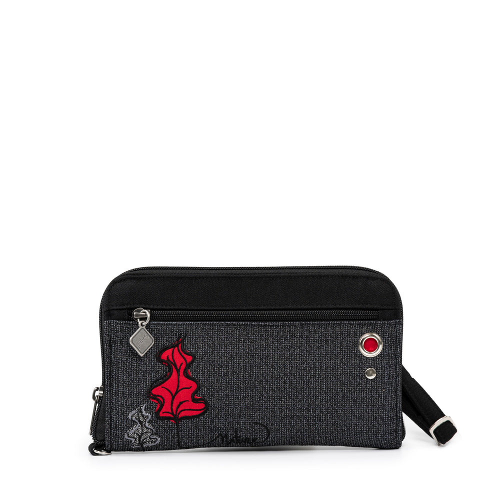 Jak's Wallet Purse - Trees Red