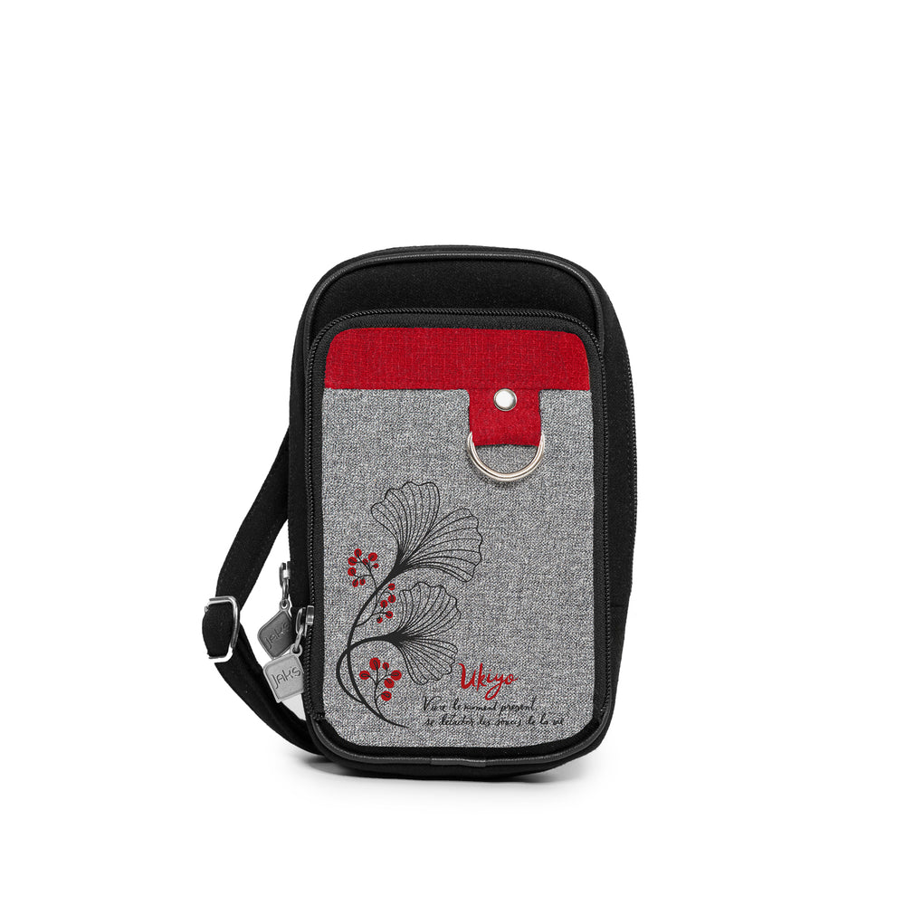 Jak's Flower Small Crossbody - Red