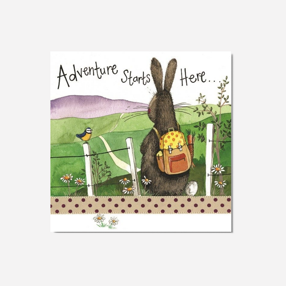 Alex Clark Large Card - Adventure Starts Here