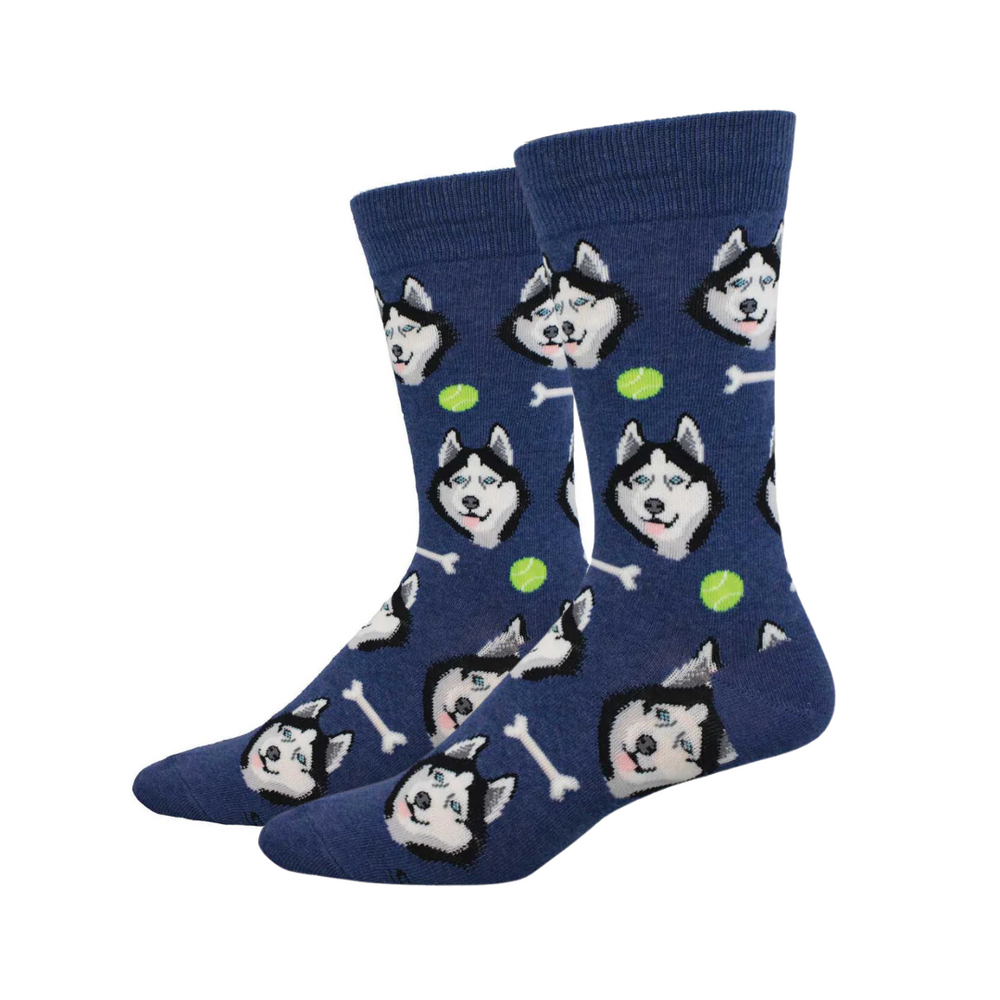 Socksmith Give a Dog a Bone - Denim Heather