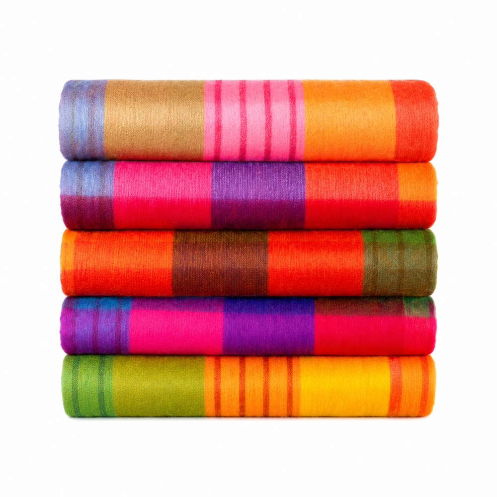 Alpaca Throw - Rainbow