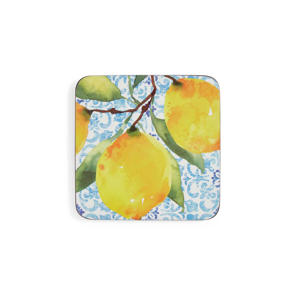 Amalfi Lemons Coasters - Set of 6