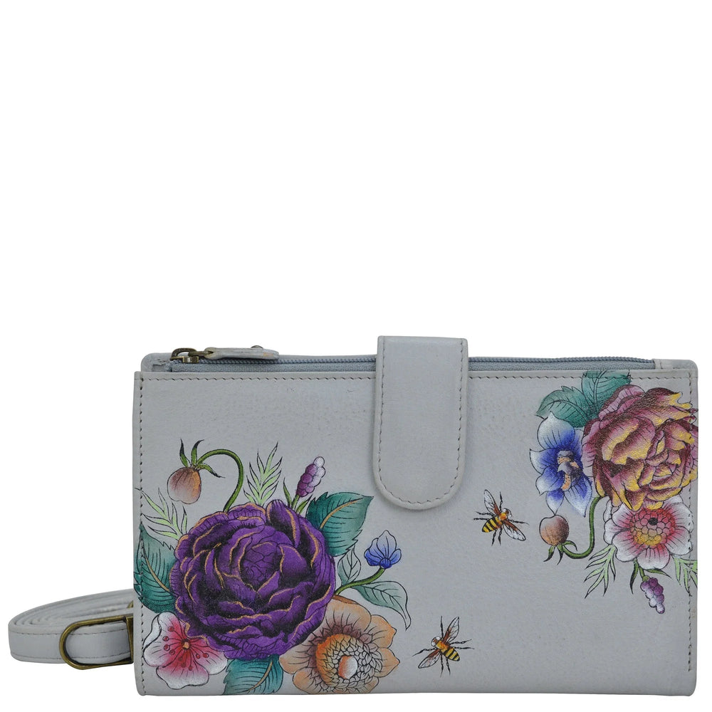 Anuschka Cell Phone Case & Wallet - Floral Charm