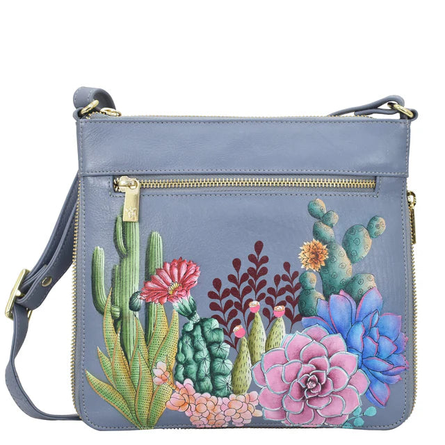 Anuschka Desert Garden - Expandable Travel Crossbody