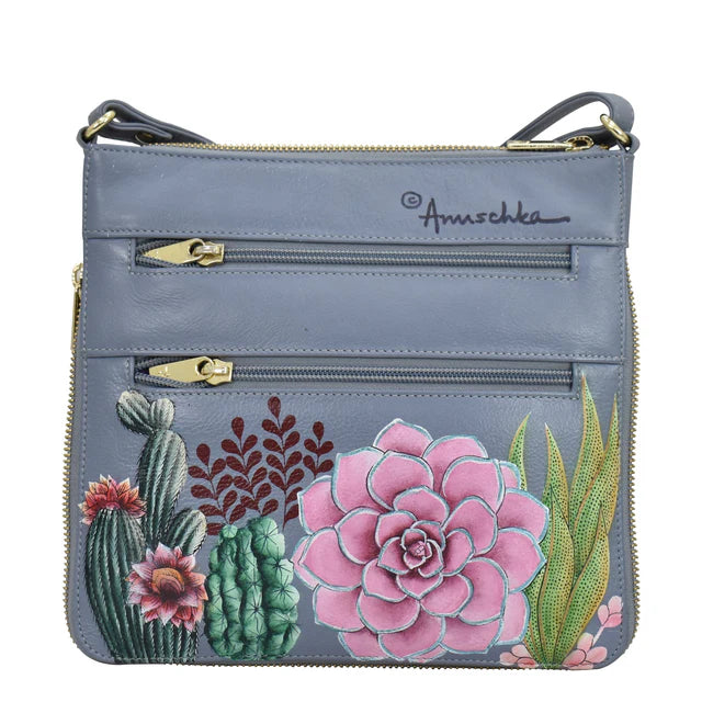 Anuschka Desert Garden - Expandable Travel Crossbody