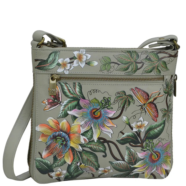 Anuschka Floral Passion - Expandable Travel Crossbody