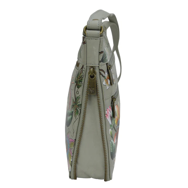 Anuschka Floral Passion - Expandable Travel Crossbody