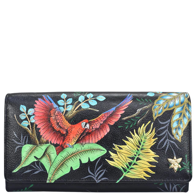 Anuschka Rainforest Beauties - Accordion Flap Wallet