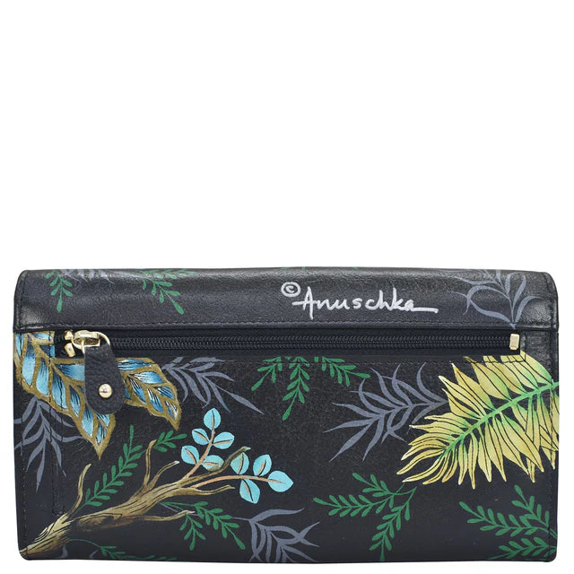 Anuschka Rainforest Beauties - Accordion Flap Wallet