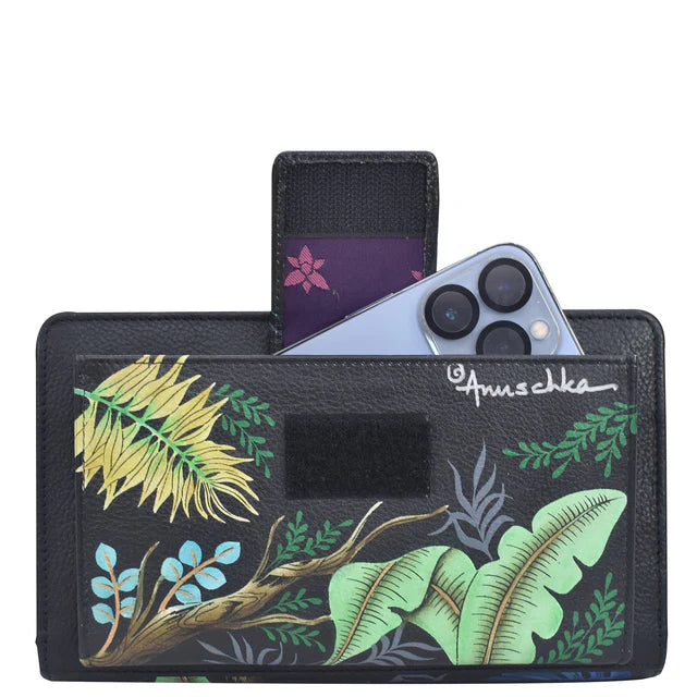 Anuschka Rainforest Beauties - Crossbody Organizer Wallet