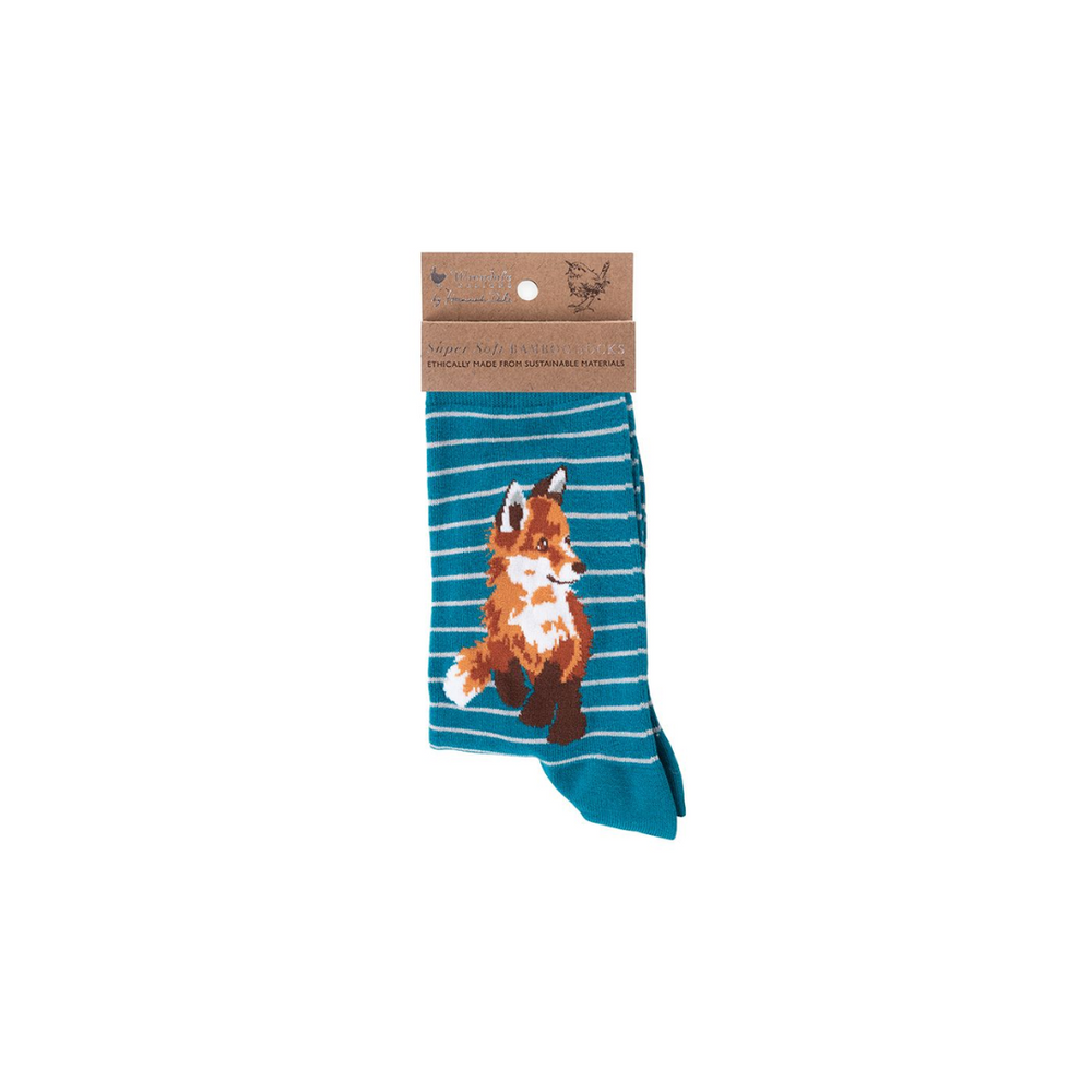 Wrendale Fox Socks - Born to be Wild