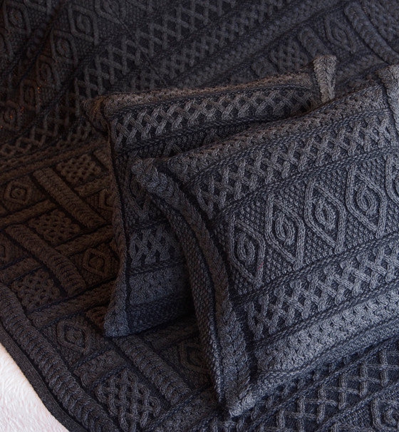 Aran Irish Two Tone Cushion Cover