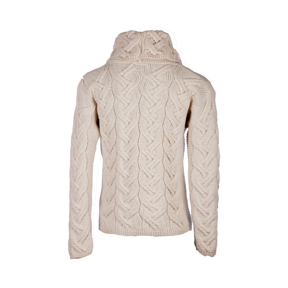 Aran Wool Super Soft Pullover Sweater Natural (B692 367)