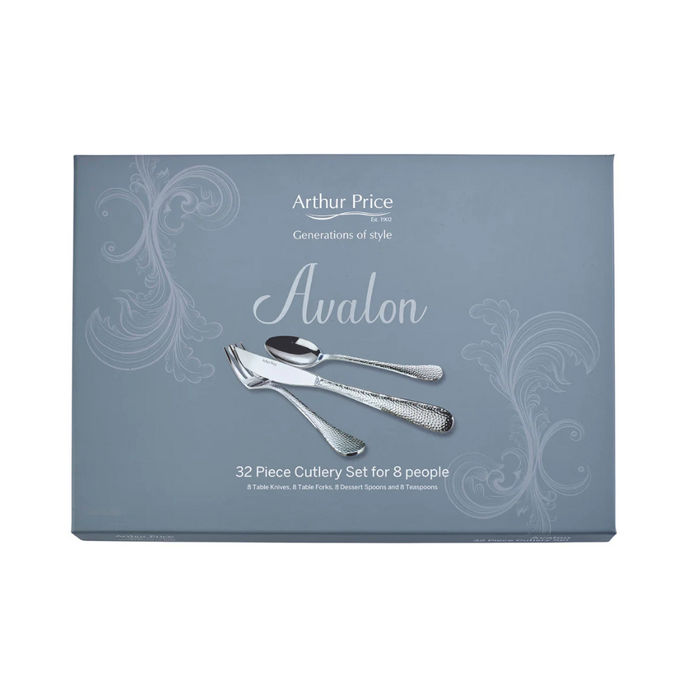 Arthur Price Avalon 32 Piece Flatware Set