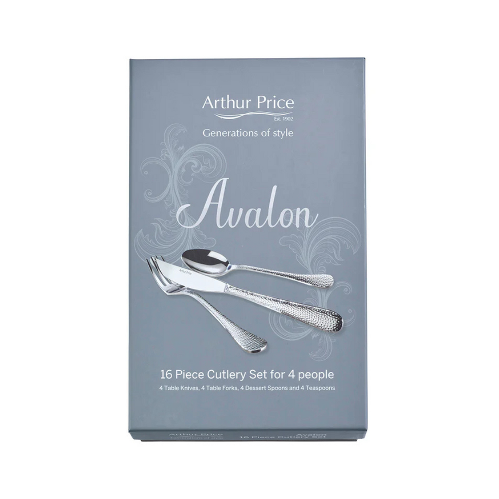 Arthur Price Avalon 16 Piece Flatware Set