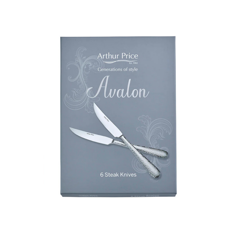 Arthur Price Avalon Steak Knives 6 Piece Set