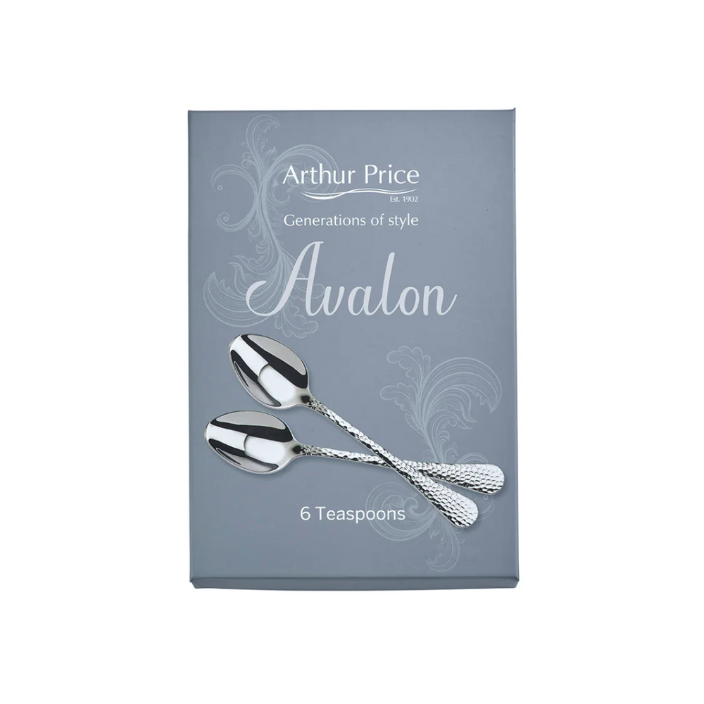 Arthur Price Avalon Teaspoons 6 Piece Set