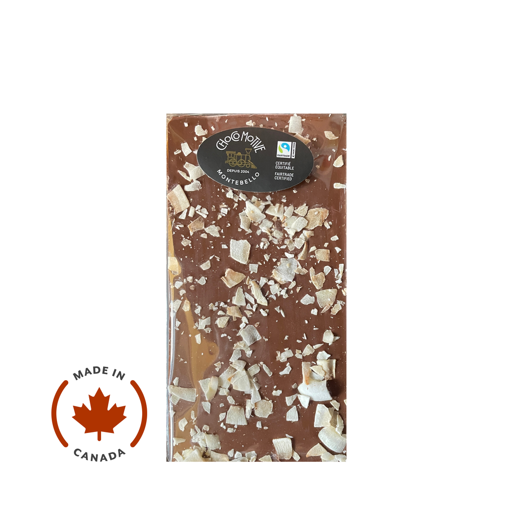 Artisanal Milk Chocolate Coconut Bar 85g