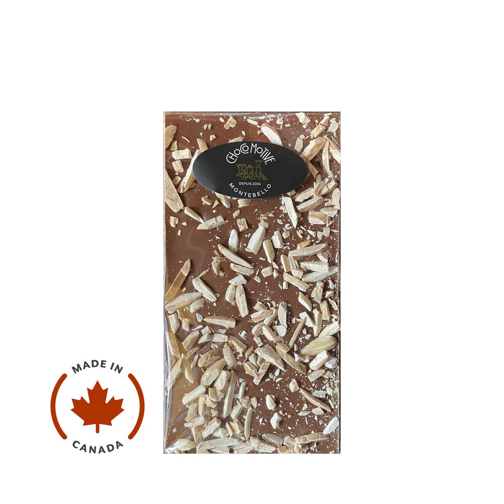 Artisanal Milk Chocolate Sugar Free Almonds Bar 85g