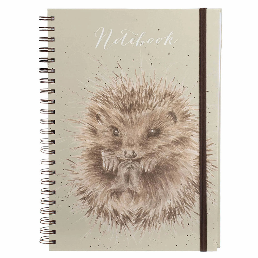 'Awakening' Hedgehog Large Spiral Bound Journal