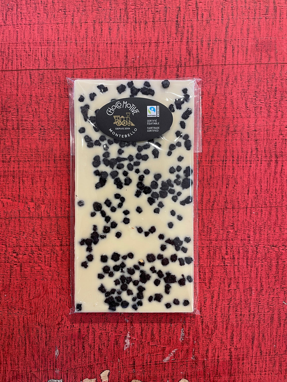 Artisanal White Chocolate & Wild Blueberries Bar 85g