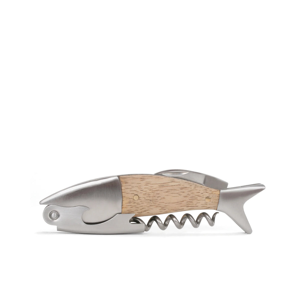 KIKK - Light Wood Fish Corkscrew