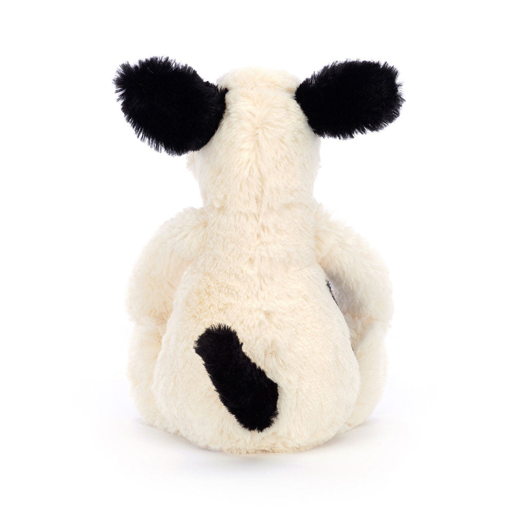 Jellycat - Bashful Black & Cream Puppy (Little)