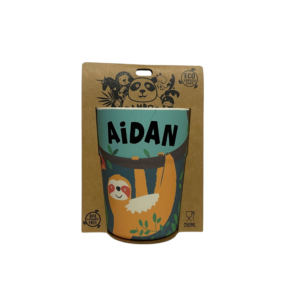 The Cutest Children's Bamboo Beaker Aidan