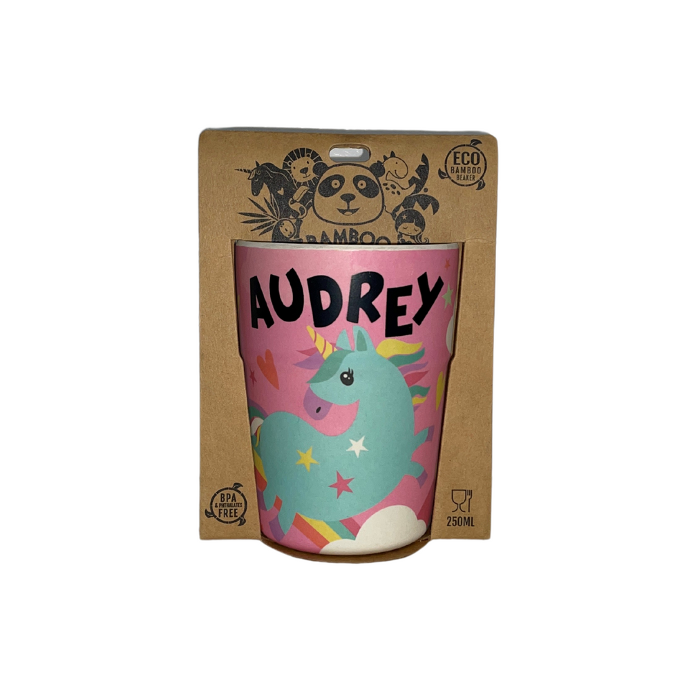 The Cutest Children's Bamboo Beaker Audrey