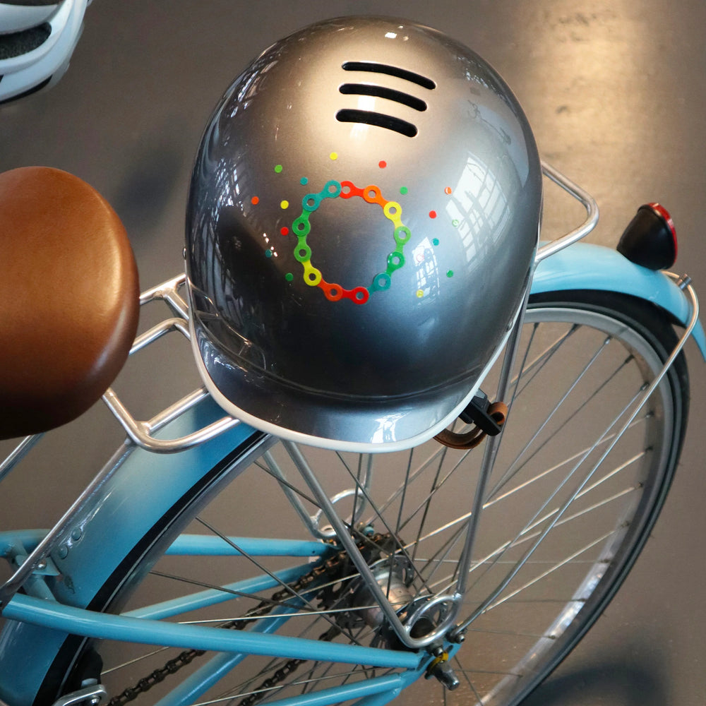 KIKK - Rainbow Chain Reflective Bike Stickers