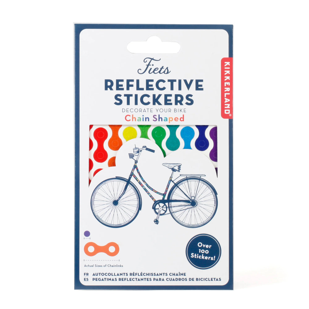 KIKK - Rainbow Chain Reflective Bike Stickers