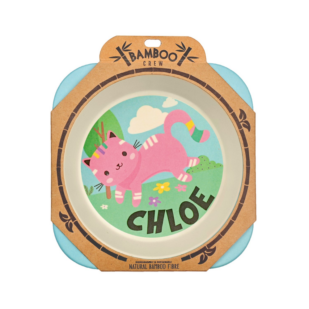 The Cutest Children's Bamboo Bowl Chloe