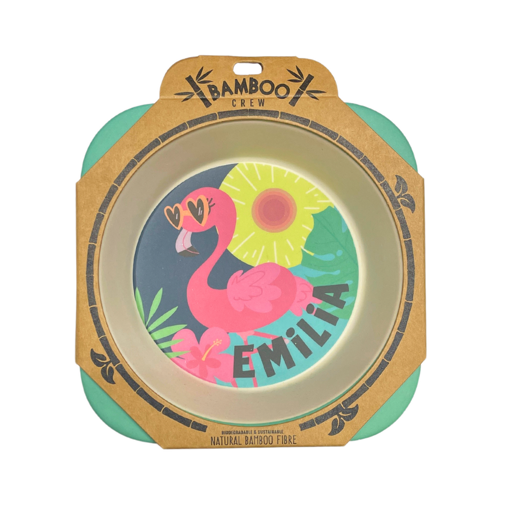 The Cutest Children's Bamboo Bowl Emilia