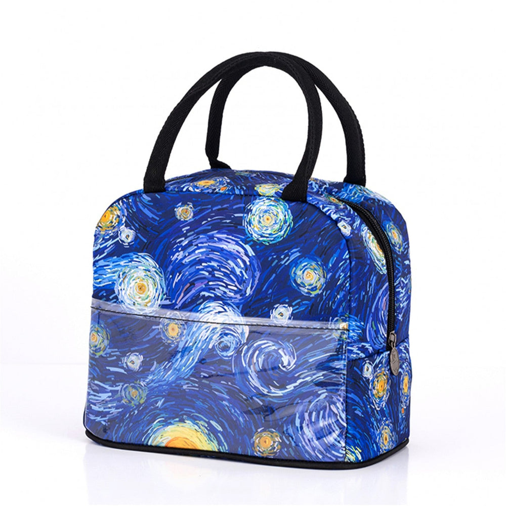 Grand-Oil Painting Insulated Lunch Bag