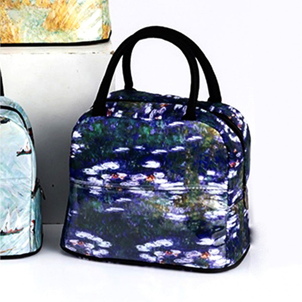 Grand-Oil Painting Insulated Lunch Bag
